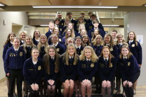 High school FFA students gather to participate in prep course.